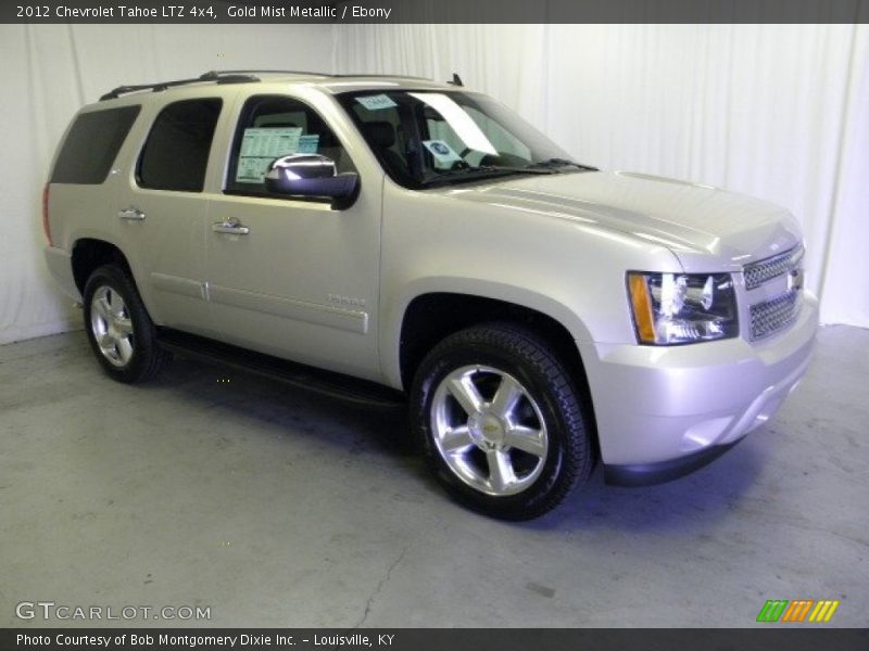 Gold Mist Metallic / Ebony 2012 Chevrolet Tahoe LTZ 4x4