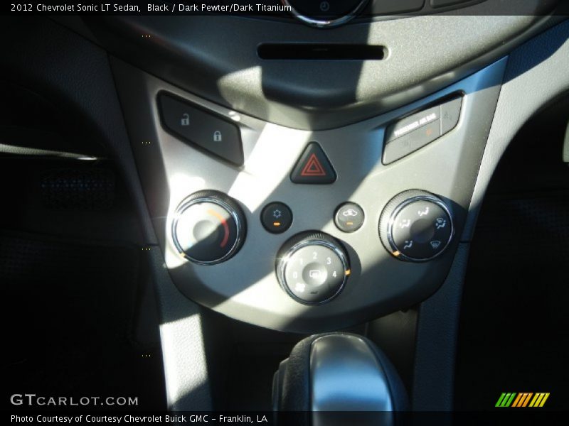 Black / Dark Pewter/Dark Titanium 2012 Chevrolet Sonic LT Sedan