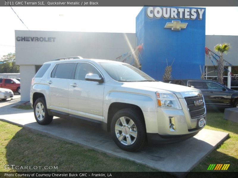 Quicksilver Metallic / Jet Black 2011 GMC Terrain SLE