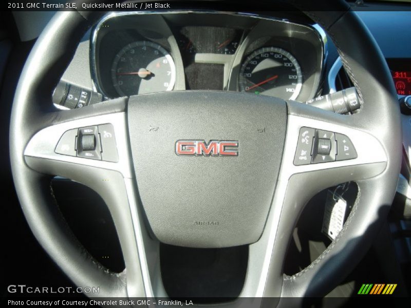 Quicksilver Metallic / Jet Black 2011 GMC Terrain SLE