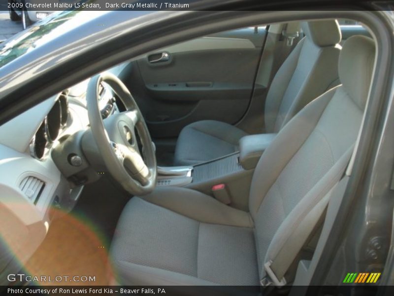 Dark Gray Metallic / Titanium 2009 Chevrolet Malibu LS Sedan