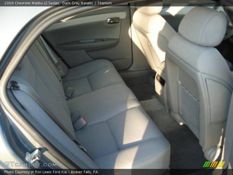 Dark Gray Metallic / Titanium 2009 Chevrolet Malibu LS Sedan