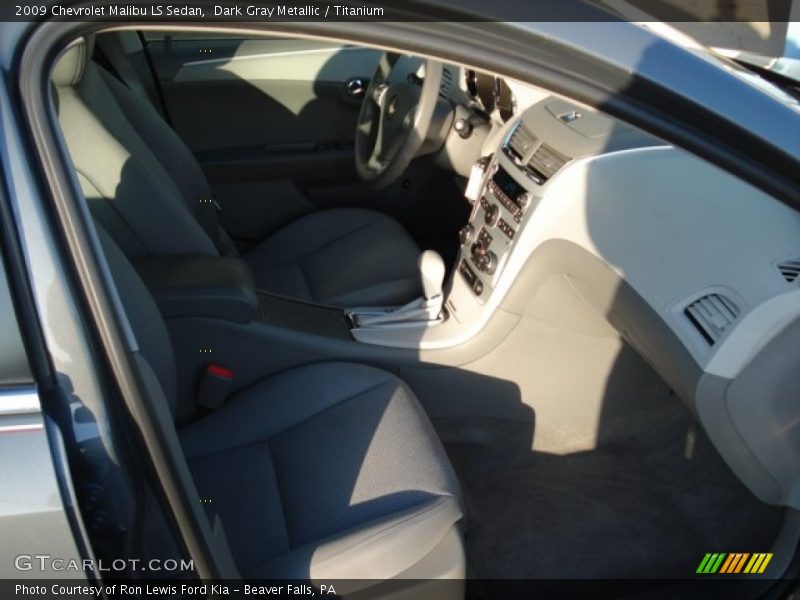 Dark Gray Metallic / Titanium 2009 Chevrolet Malibu LS Sedan