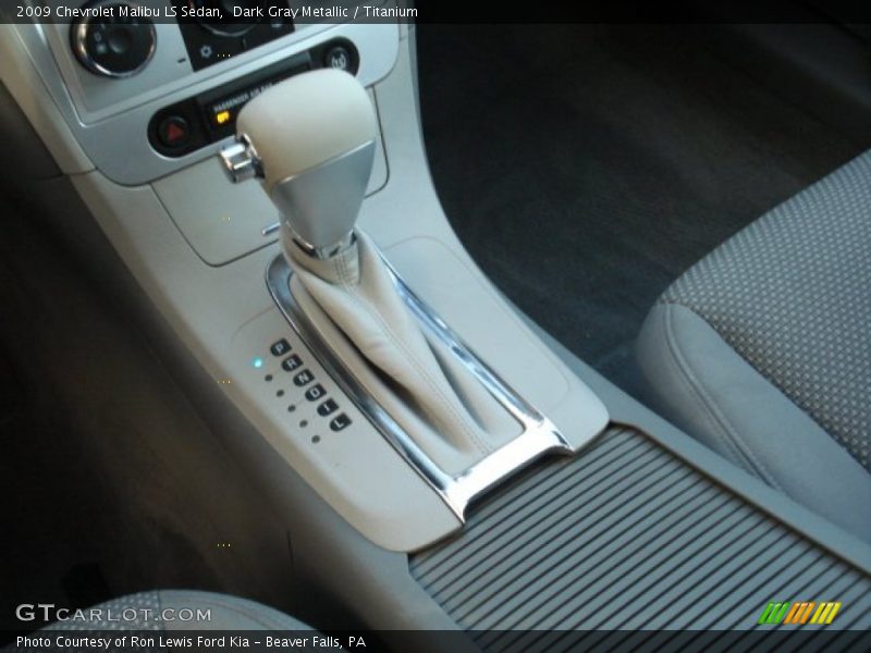 Dark Gray Metallic / Titanium 2009 Chevrolet Malibu LS Sedan