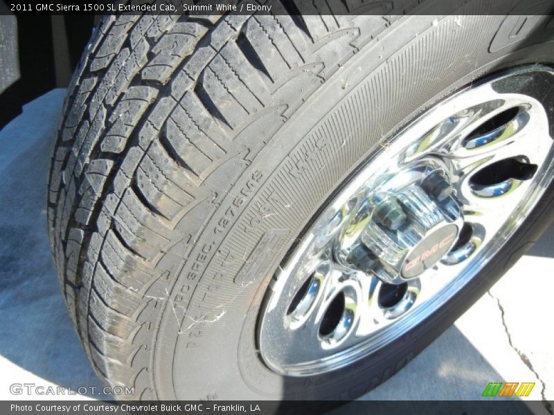 Summit White / Ebony 2011 GMC Sierra 1500 SL Extended Cab