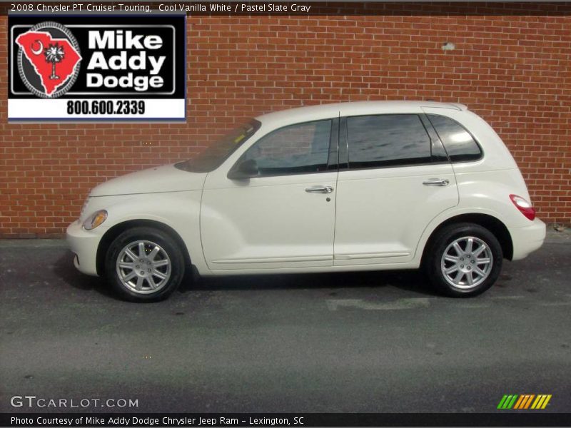 Cool Vanilla White / Pastel Slate Gray 2008 Chrysler PT Cruiser Touring