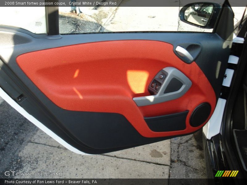 Door Panel of 2008 fortwo passion coupe