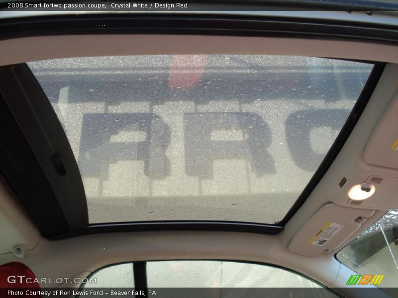 Sunroof of 2008 fortwo passion coupe