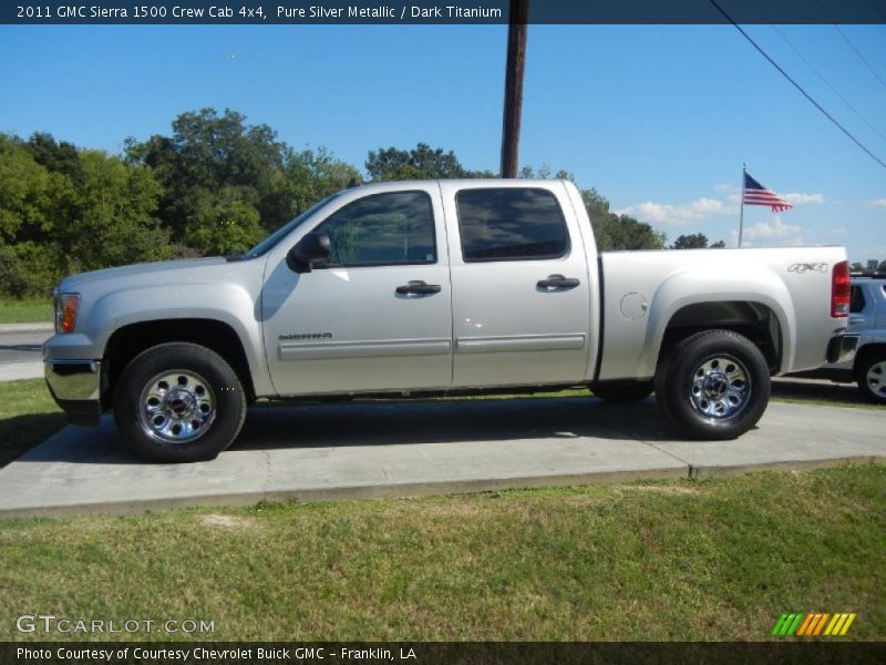  2011 Sierra 1500 Crew Cab 4x4 Pure Silver Metallic