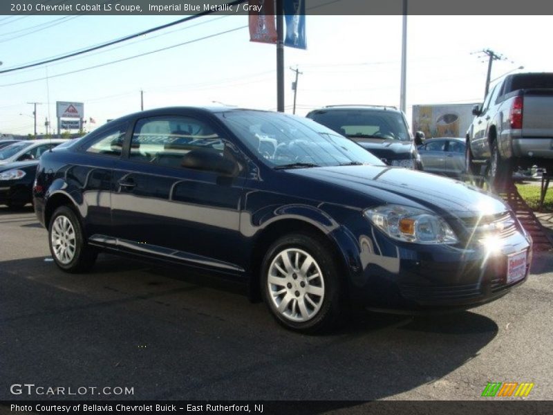 Imperial Blue Metallic / Gray 2010 Chevrolet Cobalt LS Coupe