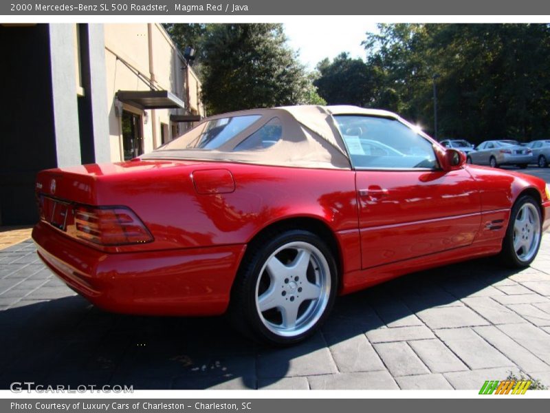 Magma Red / Java 2000 Mercedes-Benz SL 500 Roadster
