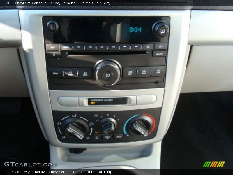 Controls of 2010 Cobalt LS Coupe