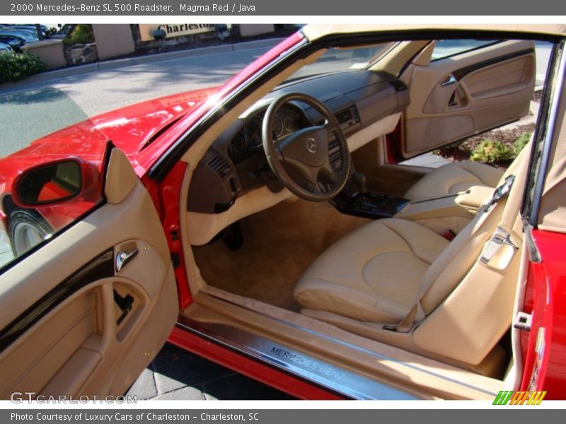  2000 SL 500 Roadster Java Interior