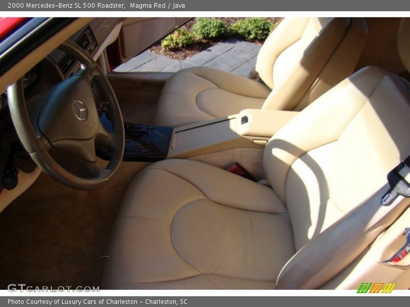 Magma Red / Java 2000 Mercedes-Benz SL 500 Roadster