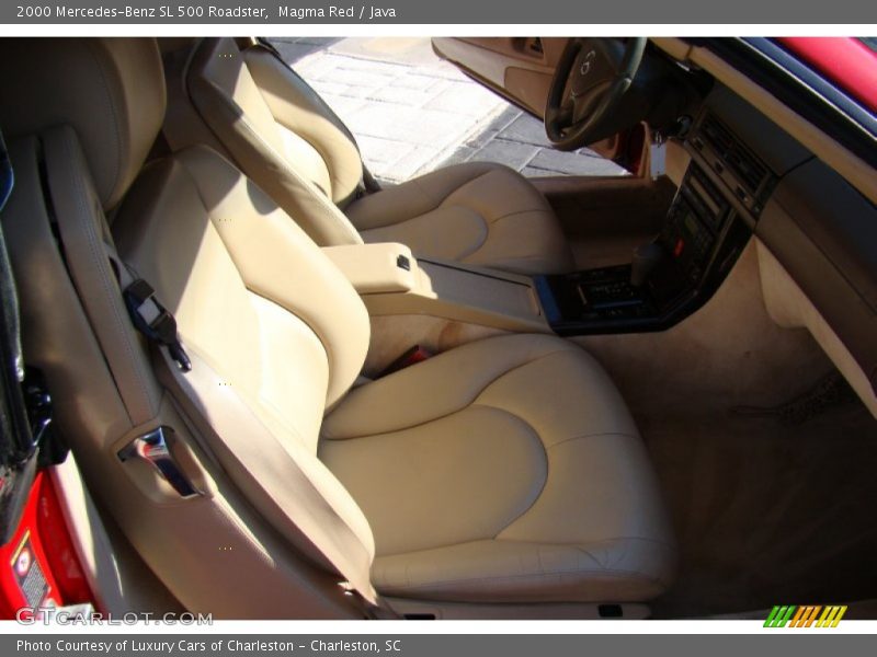 Magma Red / Java 2000 Mercedes-Benz SL 500 Roadster
