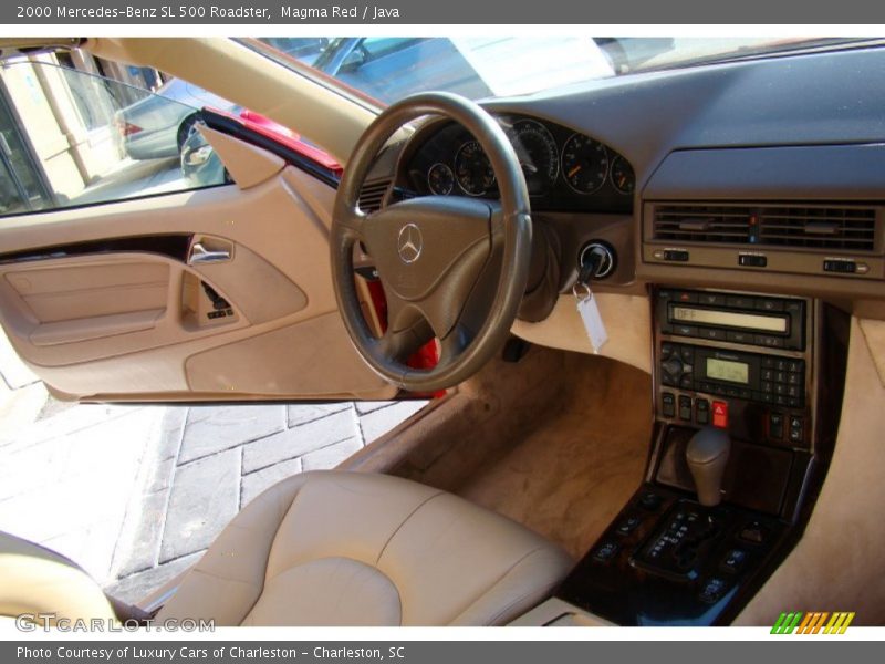 Magma Red / Java 2000 Mercedes-Benz SL 500 Roadster
