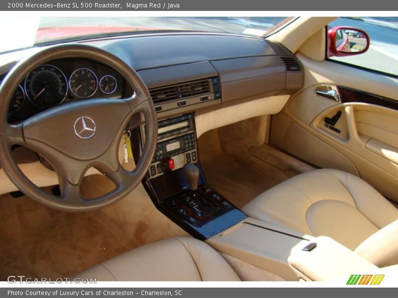  2000 SL 500 Roadster Java Interior