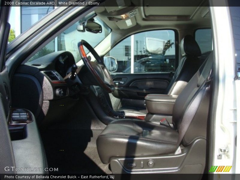 White Diamond / Ebony 2008 Cadillac Escalade AWD