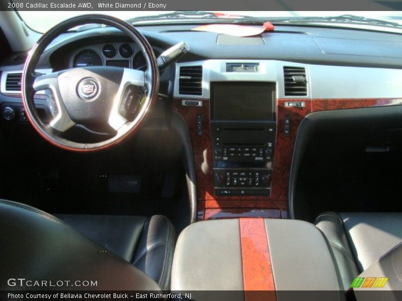 White Diamond / Ebony 2008 Cadillac Escalade AWD