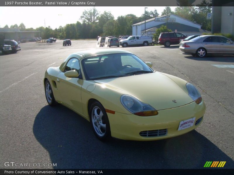 Pastel Yellow / Graphite Grey 1997 Porsche Boxster
