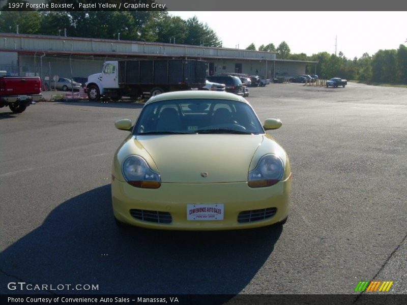 Pastel Yellow / Graphite Grey 1997 Porsche Boxster