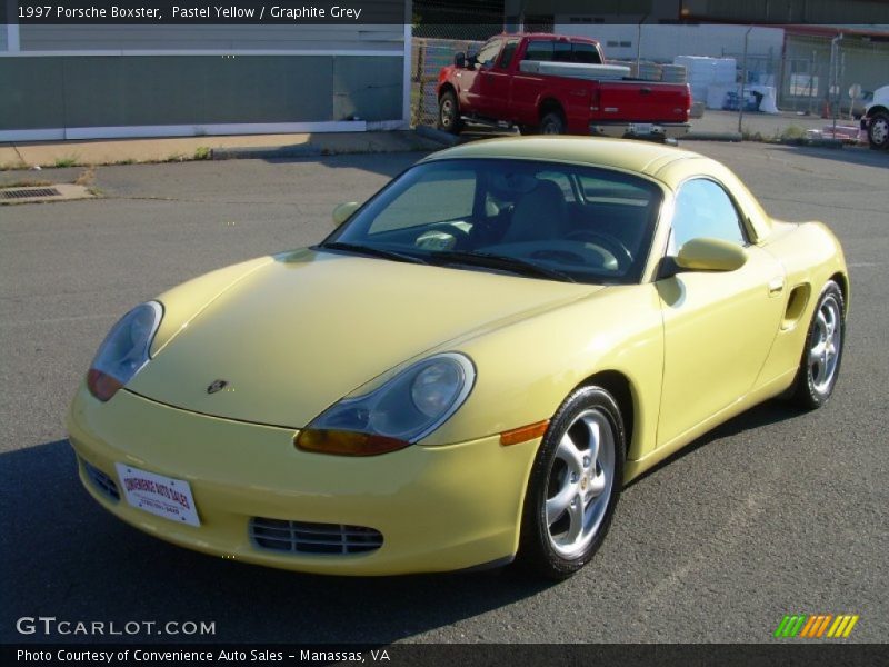 Pastel Yellow / Graphite Grey 1997 Porsche Boxster