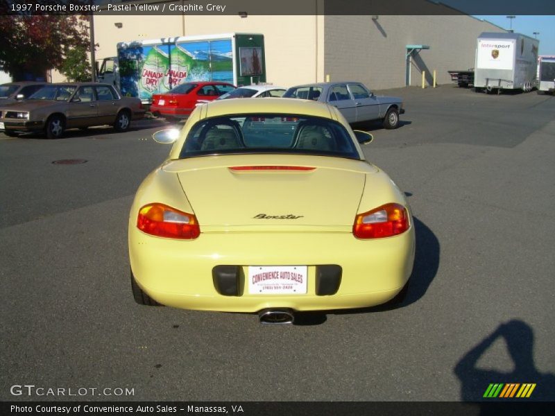 Pastel Yellow / Graphite Grey 1997 Porsche Boxster