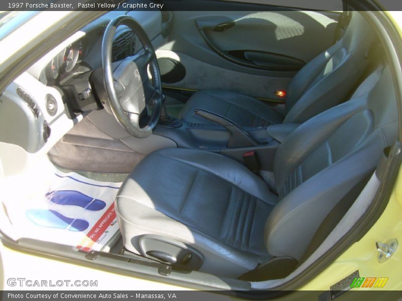 Pastel Yellow / Graphite Grey 1997 Porsche Boxster