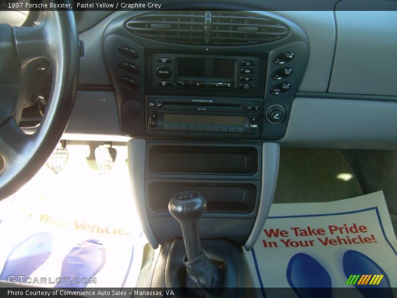 Pastel Yellow / Graphite Grey 1997 Porsche Boxster