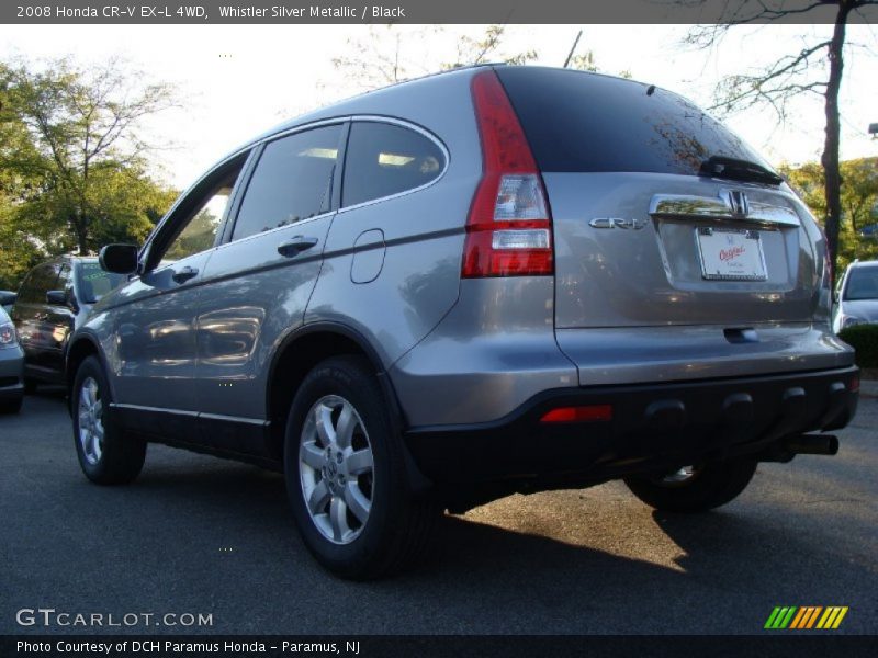 Whistler Silver Metallic / Black 2008 Honda CR-V EX-L 4WD