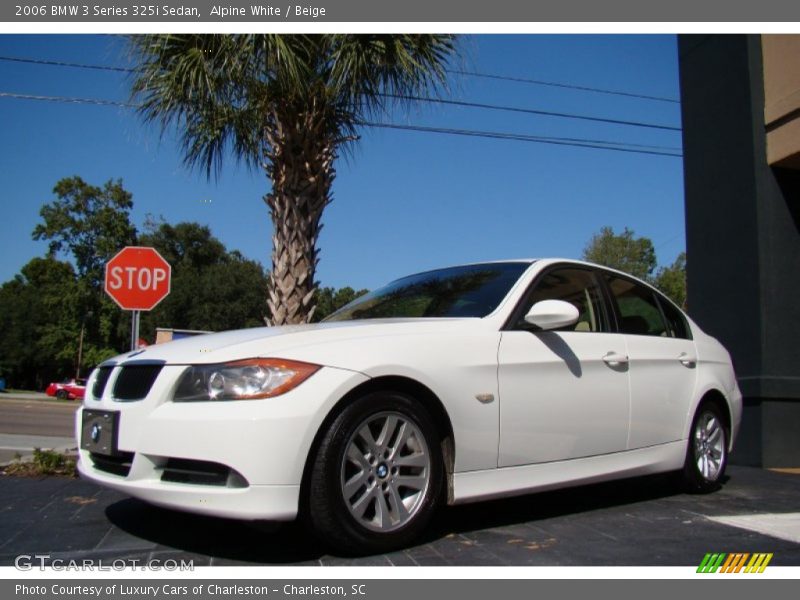 Alpine White / Beige 2006 BMW 3 Series 325i Sedan