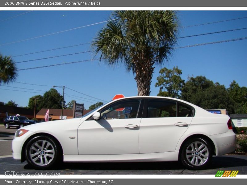 Alpine White / Beige 2006 BMW 3 Series 325i Sedan