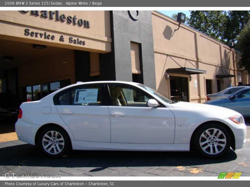 Alpine White / Beige 2006 BMW 3 Series 325i Sedan