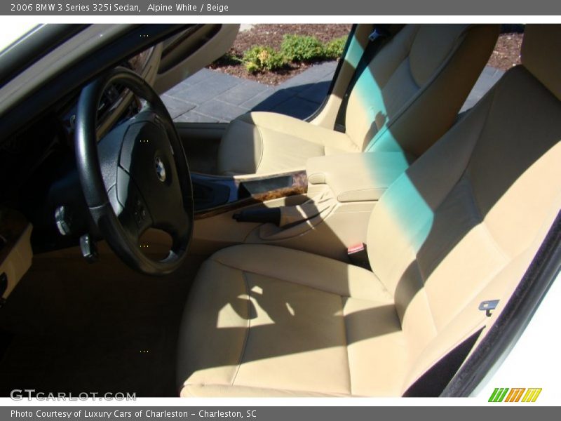 Alpine White / Beige 2006 BMW 3 Series 325i Sedan