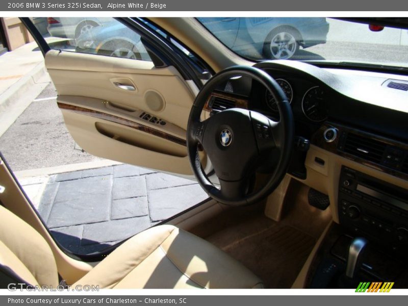 Alpine White / Beige 2006 BMW 3 Series 325i Sedan