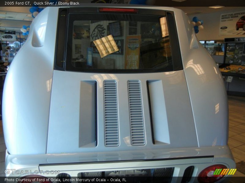 Quick Silver / Ebony Black 2005 Ford GT