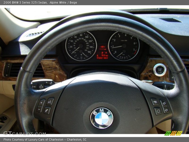 Alpine White / Beige 2006 BMW 3 Series 325i Sedan