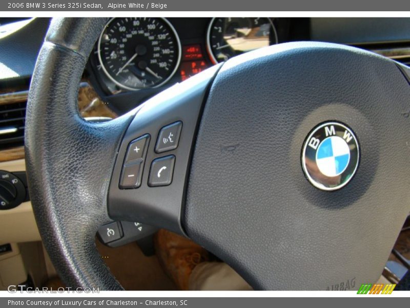 Alpine White / Beige 2006 BMW 3 Series 325i Sedan