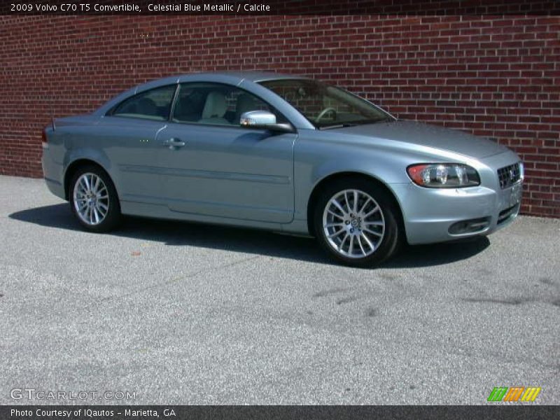 Celestial Blue Metallic / Calcite 2009 Volvo C70 T5 Convertible