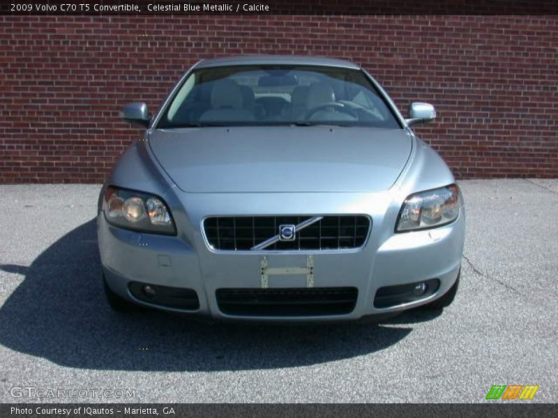 Celestial Blue Metallic / Calcite 2009 Volvo C70 T5 Convertible