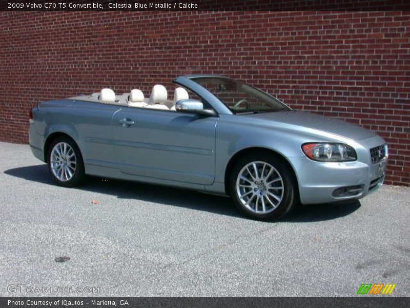 Celestial Blue Metallic / Calcite 2009 Volvo C70 T5 Convertible