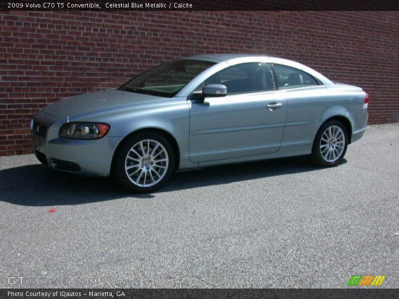 Celestial Blue Metallic / Calcite 2009 Volvo C70 T5 Convertible