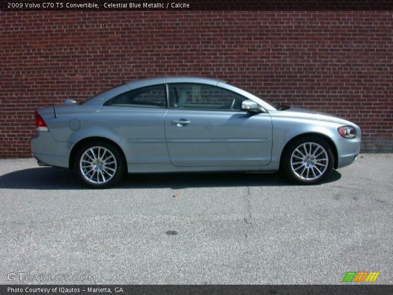 Celestial Blue Metallic / Calcite 2009 Volvo C70 T5 Convertible