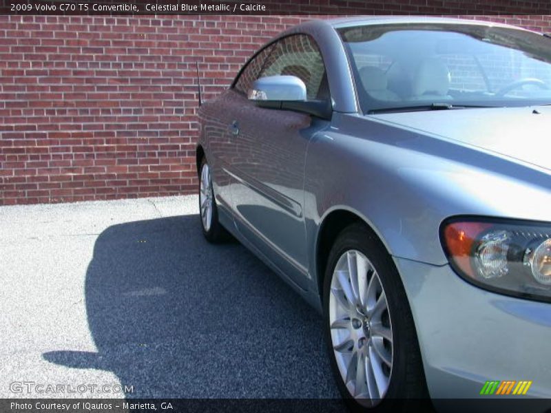 Celestial Blue Metallic / Calcite 2009 Volvo C70 T5 Convertible