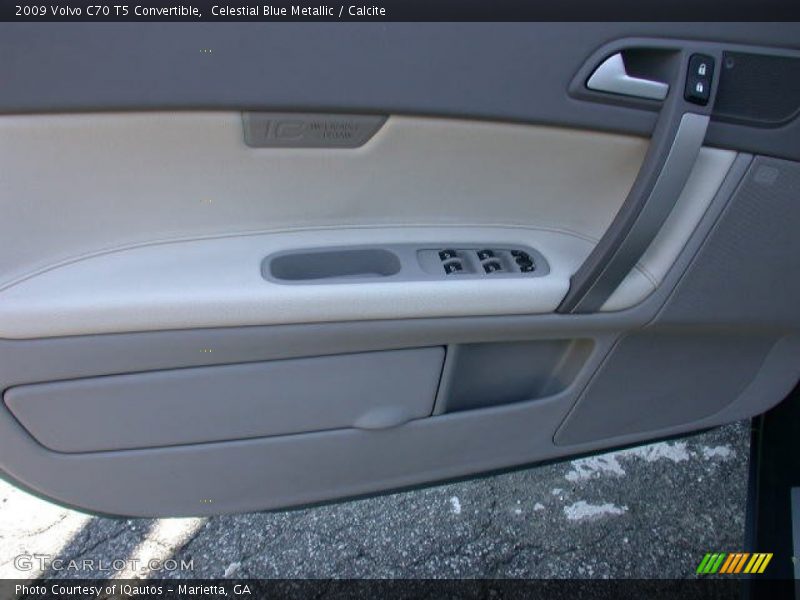 Celestial Blue Metallic / Calcite 2009 Volvo C70 T5 Convertible