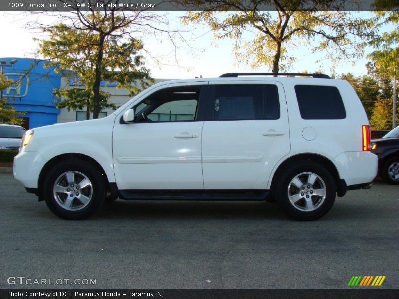 Taffeta White / Gray 2009 Honda Pilot EX-L 4WD