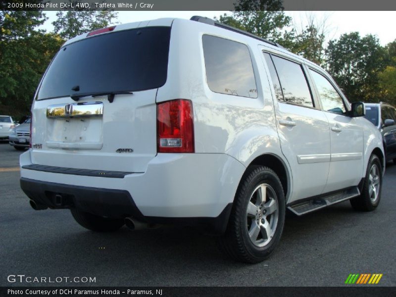 Taffeta White / Gray 2009 Honda Pilot EX-L 4WD