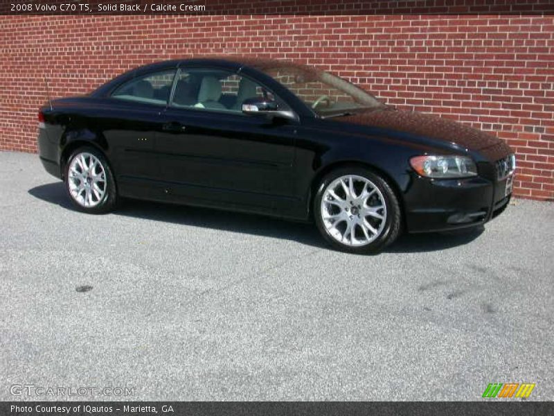 Solid Black / Calcite Cream 2008 Volvo C70 T5