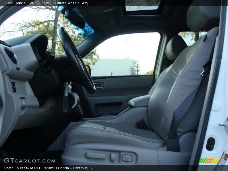 Taffeta White / Gray 2009 Honda Pilot EX-L 4WD