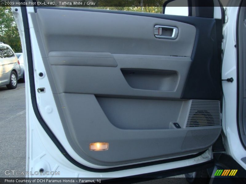 Taffeta White / Gray 2009 Honda Pilot EX-L 4WD
